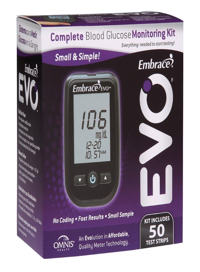 Embrace EVO Blood Glucose Meter All in One Starter Kit - Image 1